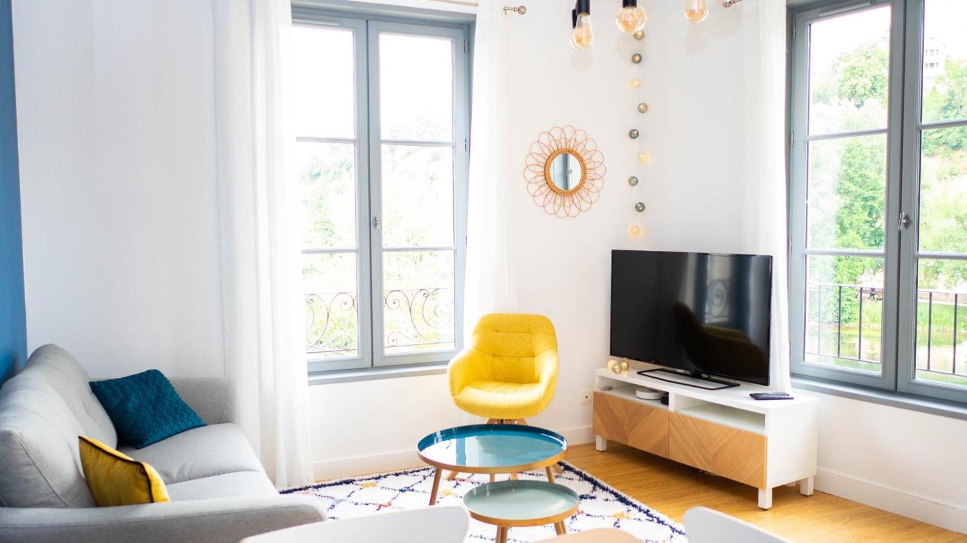 Les Rives Du Clain - Sublime T4 Au Bord De L'Eau Apartment Poitiers Ngoại thất bức ảnh